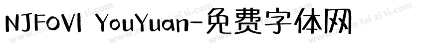 NJFOVI YouYuan字体转换
